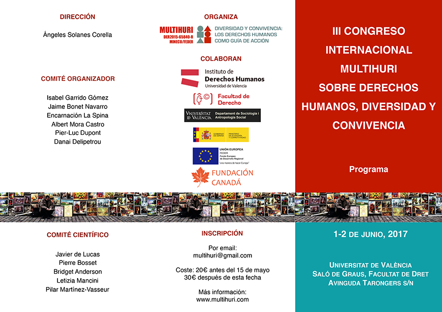 Tríptico III Congreso MULTIHURI